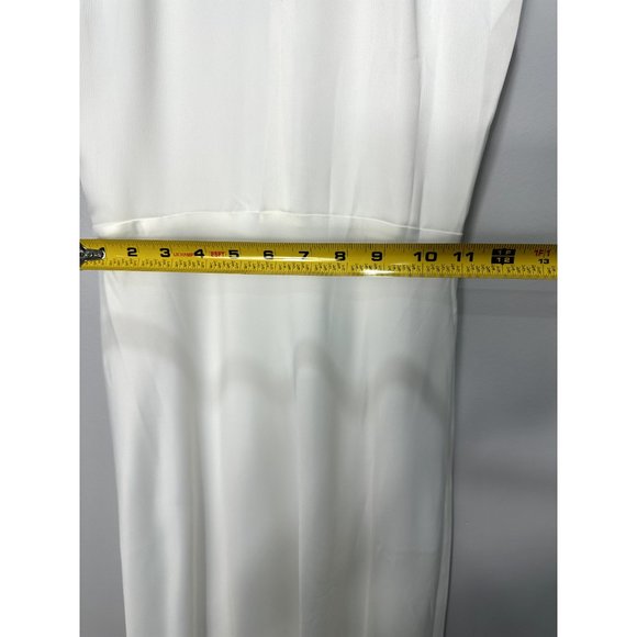WAYF Women's Off-White Long Dress SIZE: 8 - Picture 6 of 8
